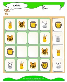 Sudoku Çocuk Bulmacaları